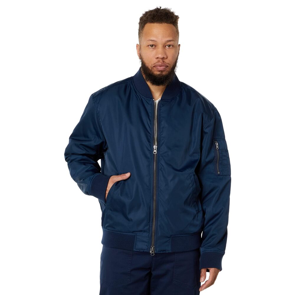 LABEL Men Go-To Bomber Jacket Navy MD